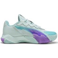 Baskets Puma Nova Elite Bleu Violet Femme  Offre - Pas cher