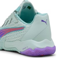 Baskets Puma Nova Elite Bleu Violet Femme  Offre - Pas cher