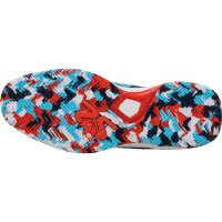 Salming Rebel Camo Branco Vermelho Sapatilhas Azuis  Oferta + Barato