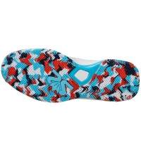 Zapatillas Salming Rebel Light Dazzle Blanco Rojo Azul Mujer  Oferta + Barato