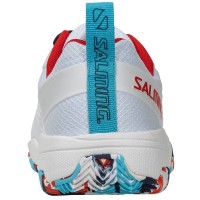 Zapatillas Salming Rebel Light Dazzle Blanco Rojo Azul Mujer  Oferta + Barato