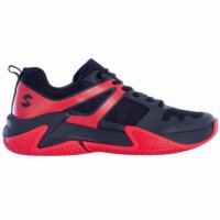 Tênis Softee Rotatory Preto Vermelho  Oferta + Barato