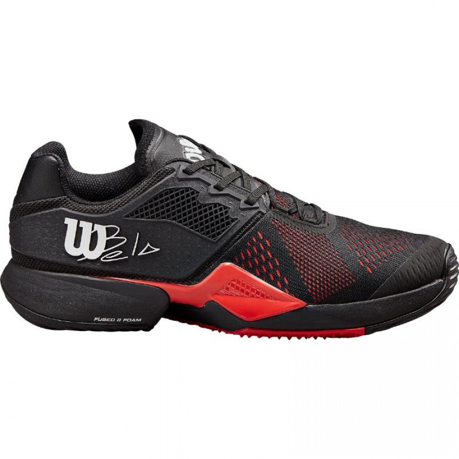 Wilson Bela Tour Sapatilhas Preto Vermelho  Oferta + Barato