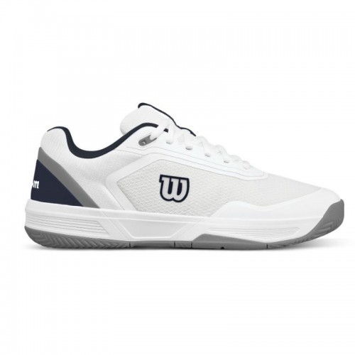 Wilson Courtglide White Navy Blue Gray Sneakers