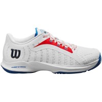 Wilson Hurakn Pro Branco Vermelho Azul Sapatilhas Mulher  Oferta + Barato