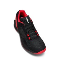 Zapatillas Wilson Hurakn Pro V2 Negro Rojo Blanco