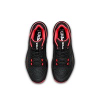 Zapatillas Wilson Hurakn Pro V2 Negro Rojo Blanco