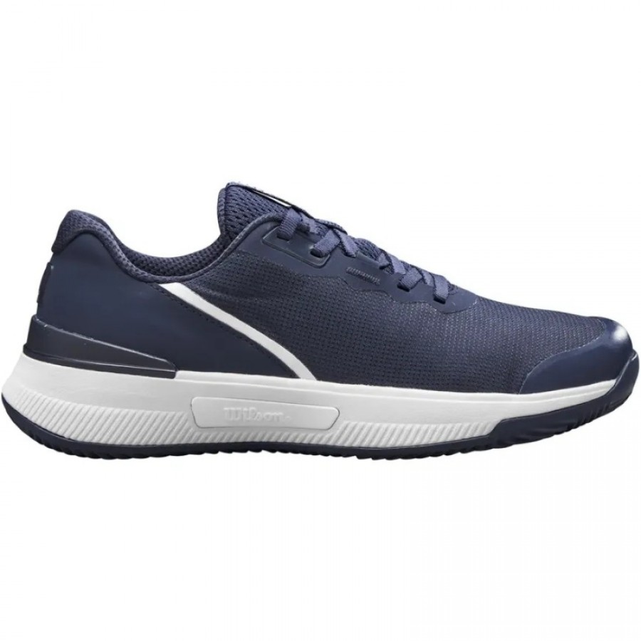 Tênis Wilson Intrigue Pro Clay Azul Marinho Branco para Mulheres  Oferta + Barato