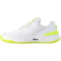 Tênis Wilson Intrigue Pro OZ Branco Amarelo para Mulheres  Oferta + Barato