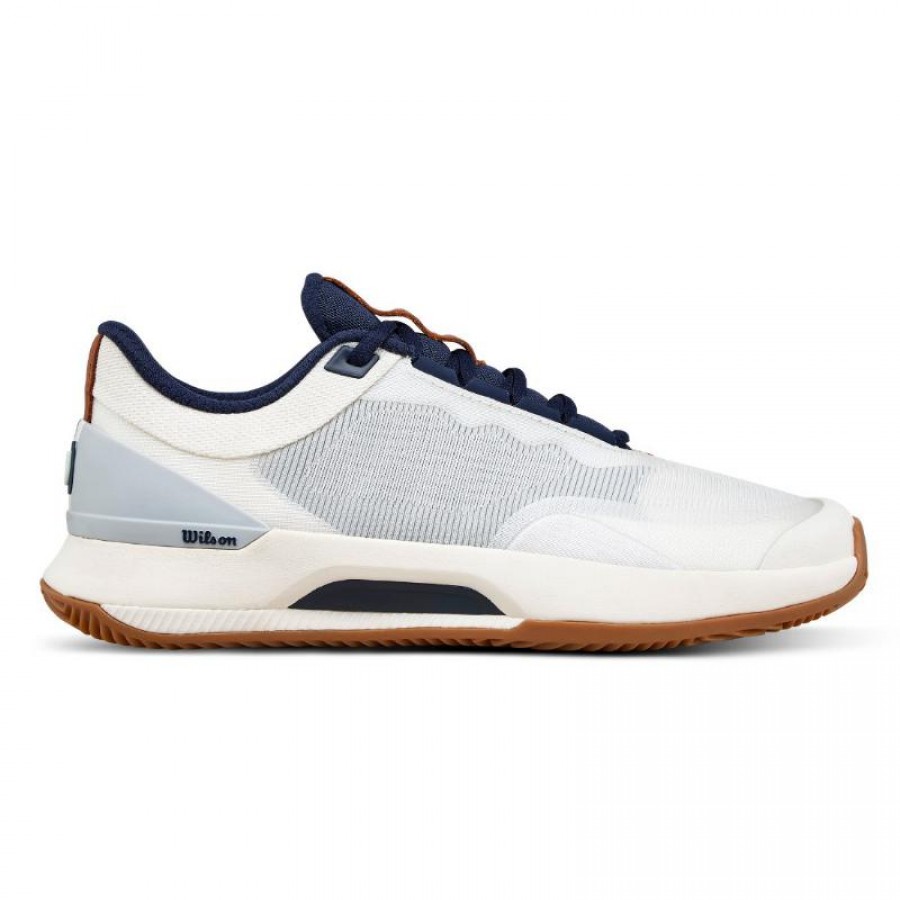 Wilson Intrigue Tour Clay White Vanilla Navy Blue Women''s Sneakers