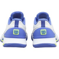 Wilson Intrigue Tour Padel Blanc Bleu Baskets Femme  Offre - Pas cher