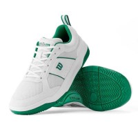Baskets Wilson Pickleball Pro Blanc Vert  Offre - Pas cher