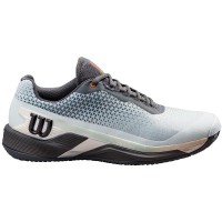 Zapatillas Wilson Rush Pro 4.0 Shift Clay Azul Marfil Naranja  Oferta + Barato