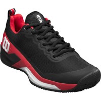 Wilson Rush Pro 4.5 Clay Black Red White Sneakers  Offer + Cheap