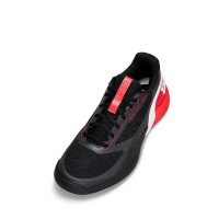 Zapatillas Wilson Rush Pro 5 Padel Negro Rojo