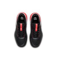 Zapatillas Wilson Rush Pro 5 Padel Negro Rojo