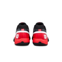 Zapatillas Wilson Rush Pro 5 Padel Negro Rojo