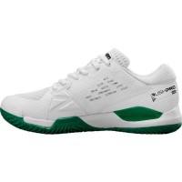 Wilson Rush Pro Ace White Green Junior baskets