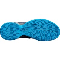 Wilson Rush Pro L Bleu Marine Blanc Baskets Junior  Offre - Pas cher