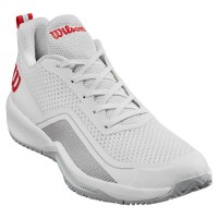 Wilson Rush Pro Lite Branco Pérola Sapatos Azuis  Oferta + Barato