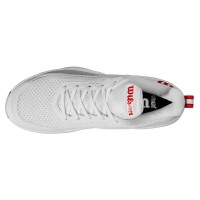 Wilson Rush Pro Lite Branco Pérola Sapatos Azuis  Oferta + Barato