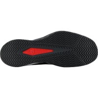 Chaussures Wilson Rush Pro Lite Noir Rouge Blanc  Offre - Pas cher