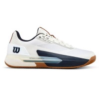 Zapatillas Wilson Rush Tour 5 Clay Blanco Azul Marino